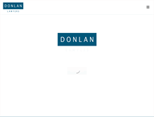Tablet Screenshot of donlanlawyers.com